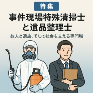 高齢化時代に急増する依頼。特殊清掃と遺品整理のリアル