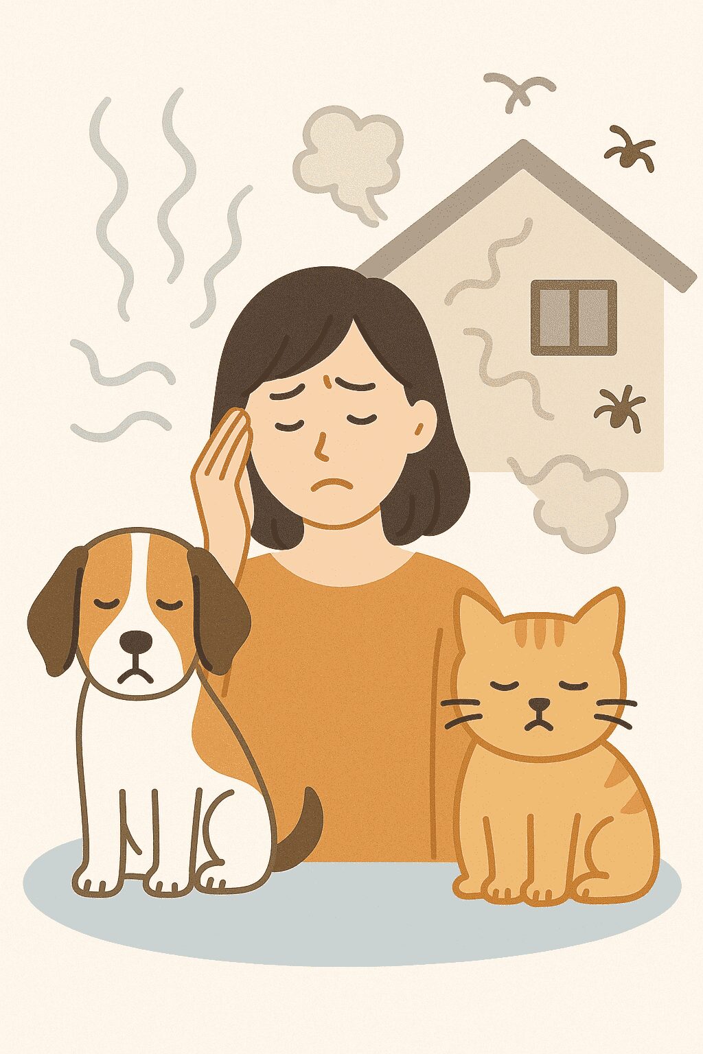 多頭飼育の犬猫による悪臭問題──根本から解決するために